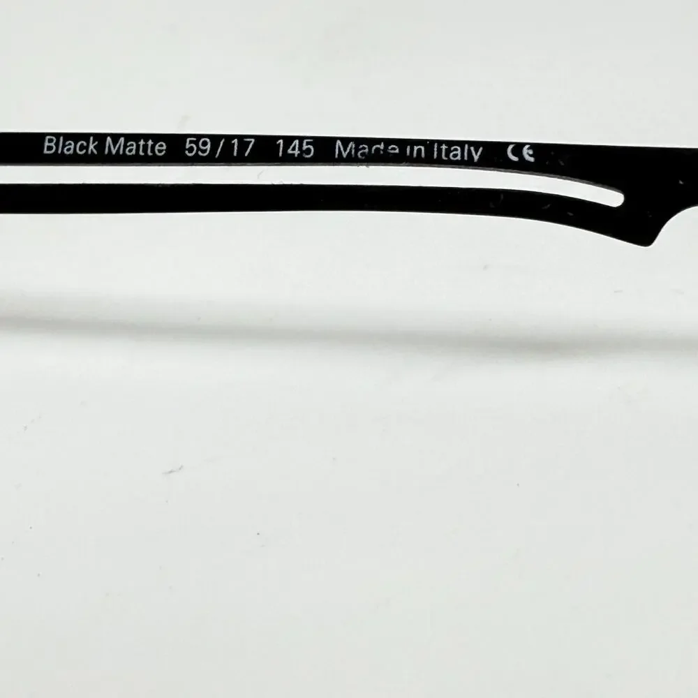 Kirkland Eyeglasses Frame Columbia 688062 Black Matte 59 17 145 Aviator‎ 19713